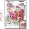 DIY 5D Diamond Painting Pink Roses Cross Stitch Kit Full Drill Embroidery Mosaic Art Picture of Rhinestones Gift