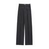 Ice silk wide-leg pants women's summer thin high waist drape thin straight loose casual narrow suit mopping pants