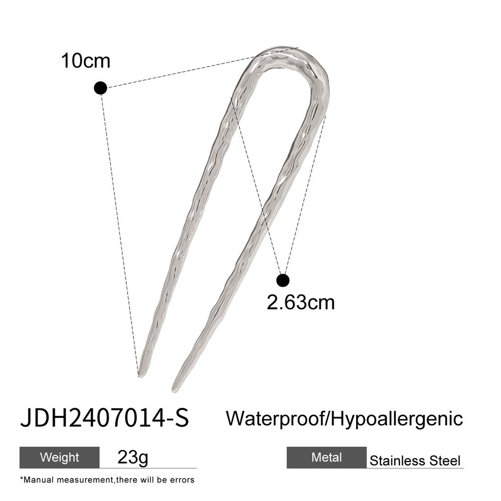 Youthway Elegant Stainless Steel U Shape Hair Pins For Women Wedding Hairpin Metal Jewelry Hair Accessories Gift