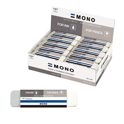 Ластики Tombow MONO Sand, для чернил и карандашей, 40 штук, ES-510B-40P