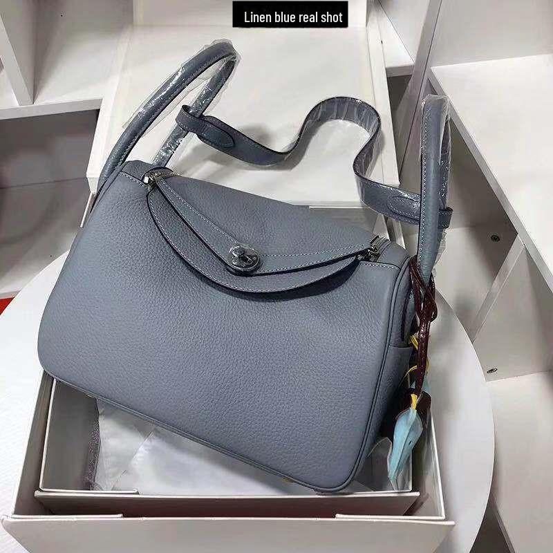 Мини-сумка Lindy 2025: Женская сумка через плечо и через плечо из коровьей кожи First Layer Lychee