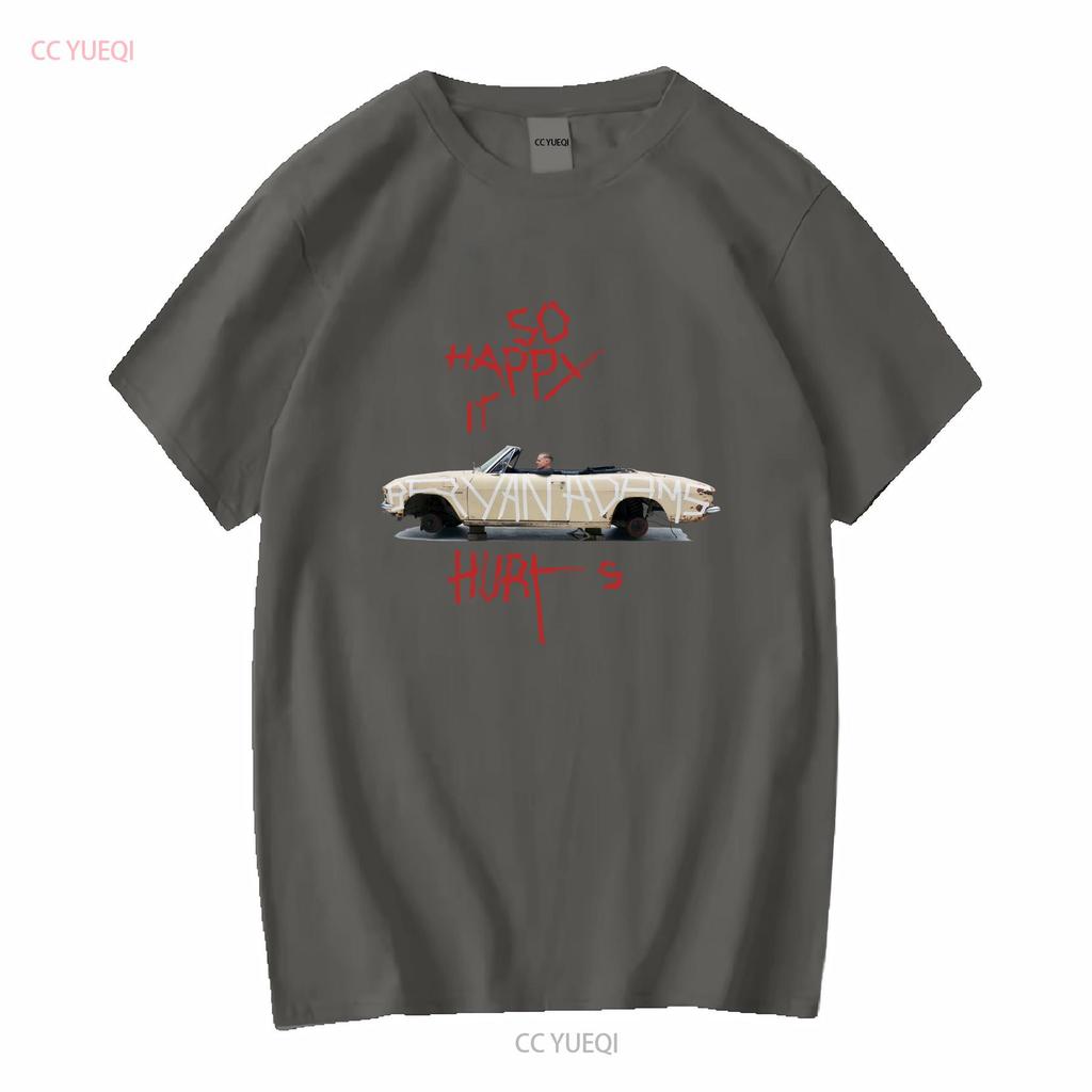 Футболка Bryan Adams So Happy It Hurts Tour Полный размер S 5XL с длинным или коротким рукавом винтажная стираная мужская модная дизайнерская одежда