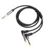 1.5m 4.9ft 6.35mm Stereo to 6.35mm Mono Adapter Cable Male to Male Audio Splitter Cable