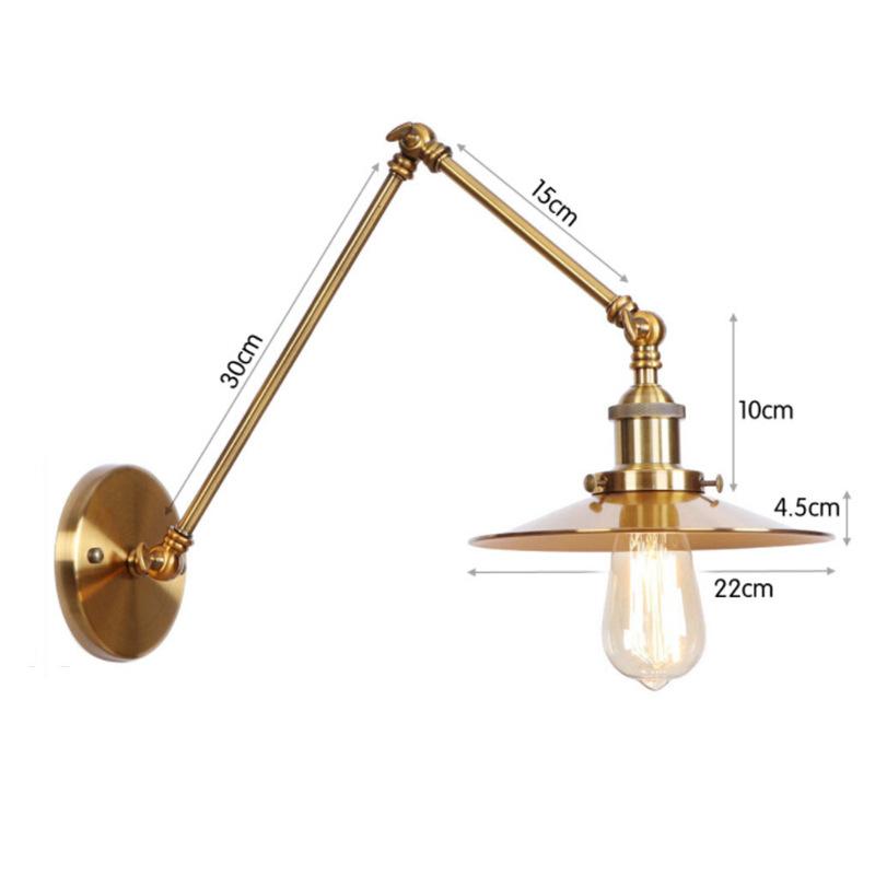 Американский Железный Арт Мульти Фестиваль НЛО Бар Ресторан Черный Индивидуальность Простая Спальня Декор Лампа для Спальни Настенный Светильник