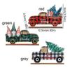 3pcs/set DIY Christmas Wooden Car Decorations Cartoon Christmas Car Ornament  Christmas