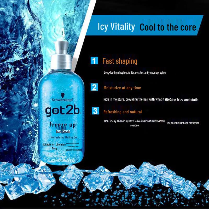 Schwarzkopf Got2b Ice Cool Освежающий гель для укладки 250 мл