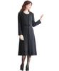 Lace Long Stretch Dress Sizes [Nissen] [Mourning/Formal Wear] Washable, Wrinkle-Resistant, Ensemble-Style (Plus Available)
