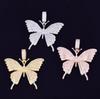 Trendy Style Stylish Hip Hop Butterfly Animal For Men Cubic Zircon Pendant Pendant Necklace And Women Punk Rock JewelryFashion Pendant