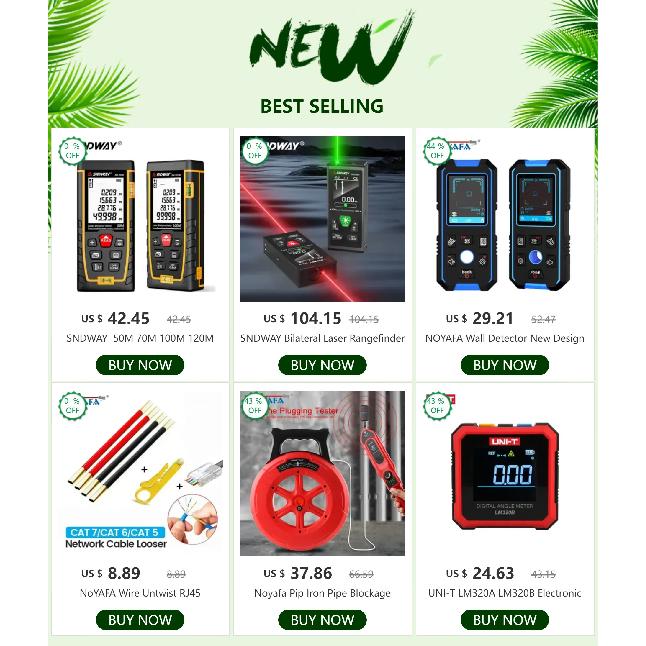 SNDWAY Laser Distance Meter Laser Rangefinder Trena Laser Tape Measure Distance Range Finder Ruler Diastimeter Roulette Tool