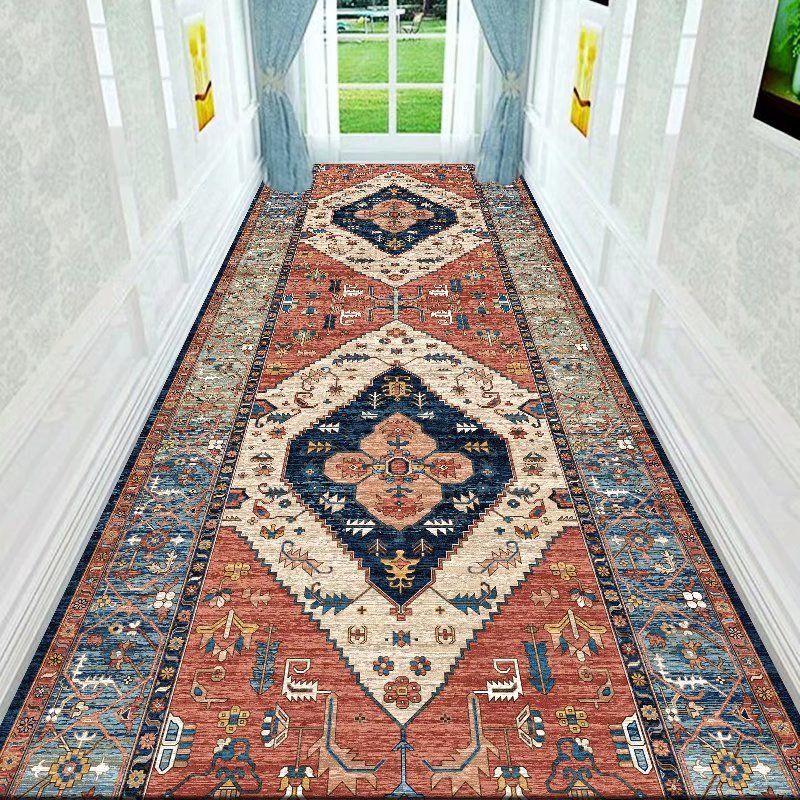 Crystal Velvet Runner Rugs, Machine Washable, Non-Slip, Waterproof, Soft Polyester, Ideal for Kitchen, Laundry Room, Hotel Corridor Decor