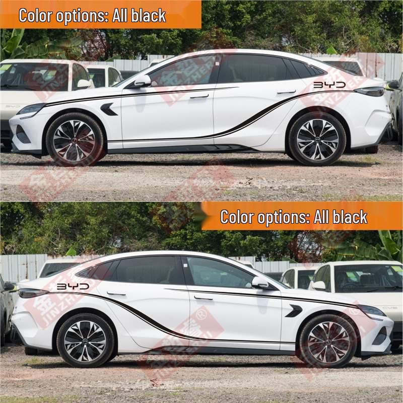 Наклейки на автомобиль BYD Seal: Персонализируйте свой Han EV DMI спортивными, персонализированными наклейками на кузов