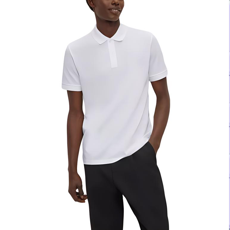 HUGO BOSS SS22 Polo Shirt Men's White 50468362 100
