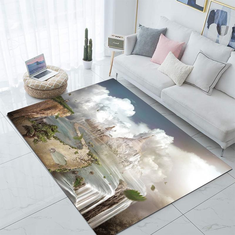 Virtually Fantasy World Carpet Kitchen MatEntrance Doormat Bedroom Floor Decoration Living Room Carpet Bathroom Anti-slip Rug
