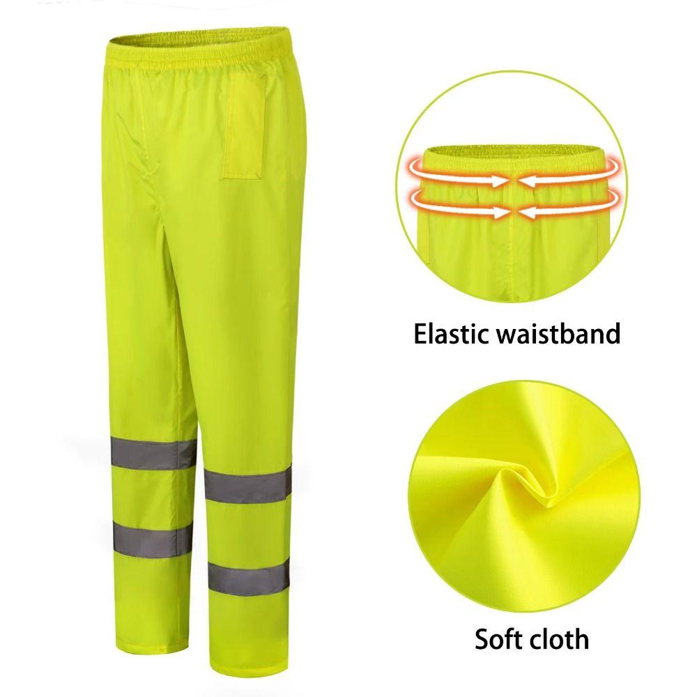 Waterproof Rain Hiking Trousers Oxford Men's Cargo Pant Reflective Rain Pants Riding Equipment