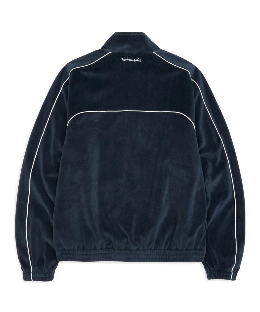 Mark Gonzales Angel Velvet Track Jacket - Navy