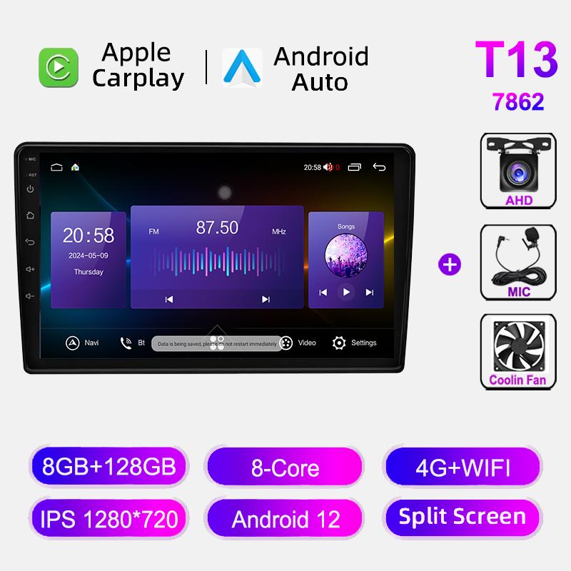 Автомагнитола стерео автомобильная для Nissan Caravan 2001-2012 WIFI 4G мультимедийный проигрыватель Android навигация GPS Carplay Автомагнитола HU