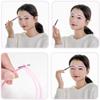 Fashion Reusable 4 Styles Cosmetics Thrush Card Eyebrow Stencil Grooming Eyebrow Shaper Kit
