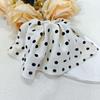 Double Layer Checkered Hair Clip Bow Oversized Hair Scrunchies Women Hair Ropes  Hair Rubber Bands