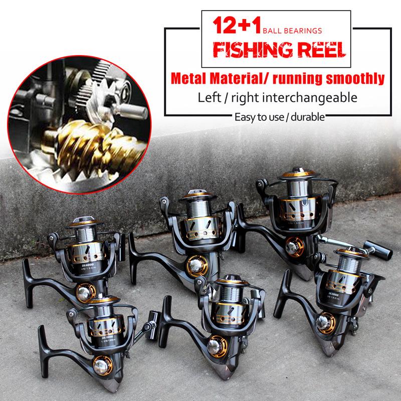 Спиннинговые рыболовные катушки — левая правая, передаточное число 5,2:1/5,1:1, 13BB, катушка для пресноводной и морской рыбалки