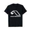 Мужская оверсайз футболка Anjunabeats с белым логотипом. Эта свободная футболка с круглым вырезом и короткими рукавами изготовлена из прочного
