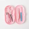 4pcs/set Baby Nail Clipper Small Nail Trimmer Scissors Files Booger Clip Set Anti Pinch Nail Cutter Baby Care Tools
