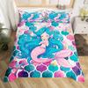 Cute Three-Piece Quilt Cover 3D Digital Printing Bedding Set Cartoon Bed Cover