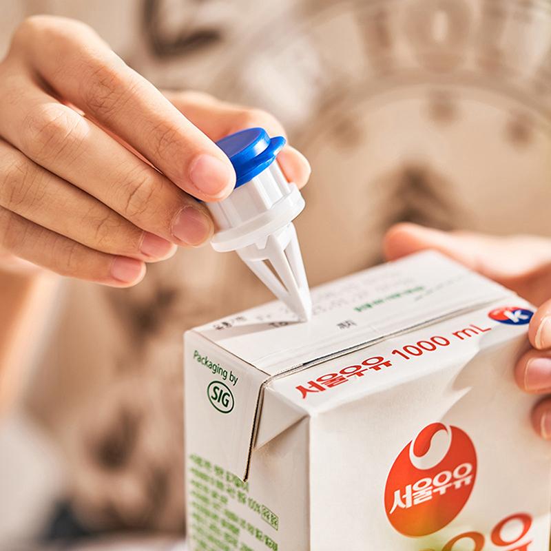 2 шт., сливной носик, бутылки для молока, разделитель бутылок, сменные колпачки для напитков