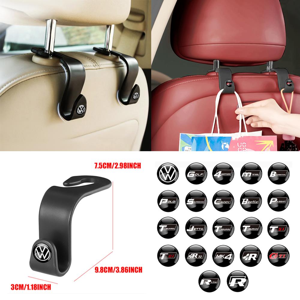CAT1 Car Rear Seat Hook Multi-function Storage Organizer Holder for Volkswagen VW Golf Polo Blue Motion Passat R32 Touareg Jetta MK4