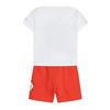 Ensemble Garçon - Converse - Squiggle - Blanc/Rouge - 60% Cotton - Manches courtes