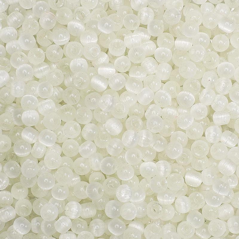 4 мм желейные стеклянные бусины «кошачий глаз» из проса, свободные бусины, аксессуары ручной работы, нанизанные вручную бусины, круглые бусины, цепочка для сотового телефона, круглые бусины, прекрасный цвет