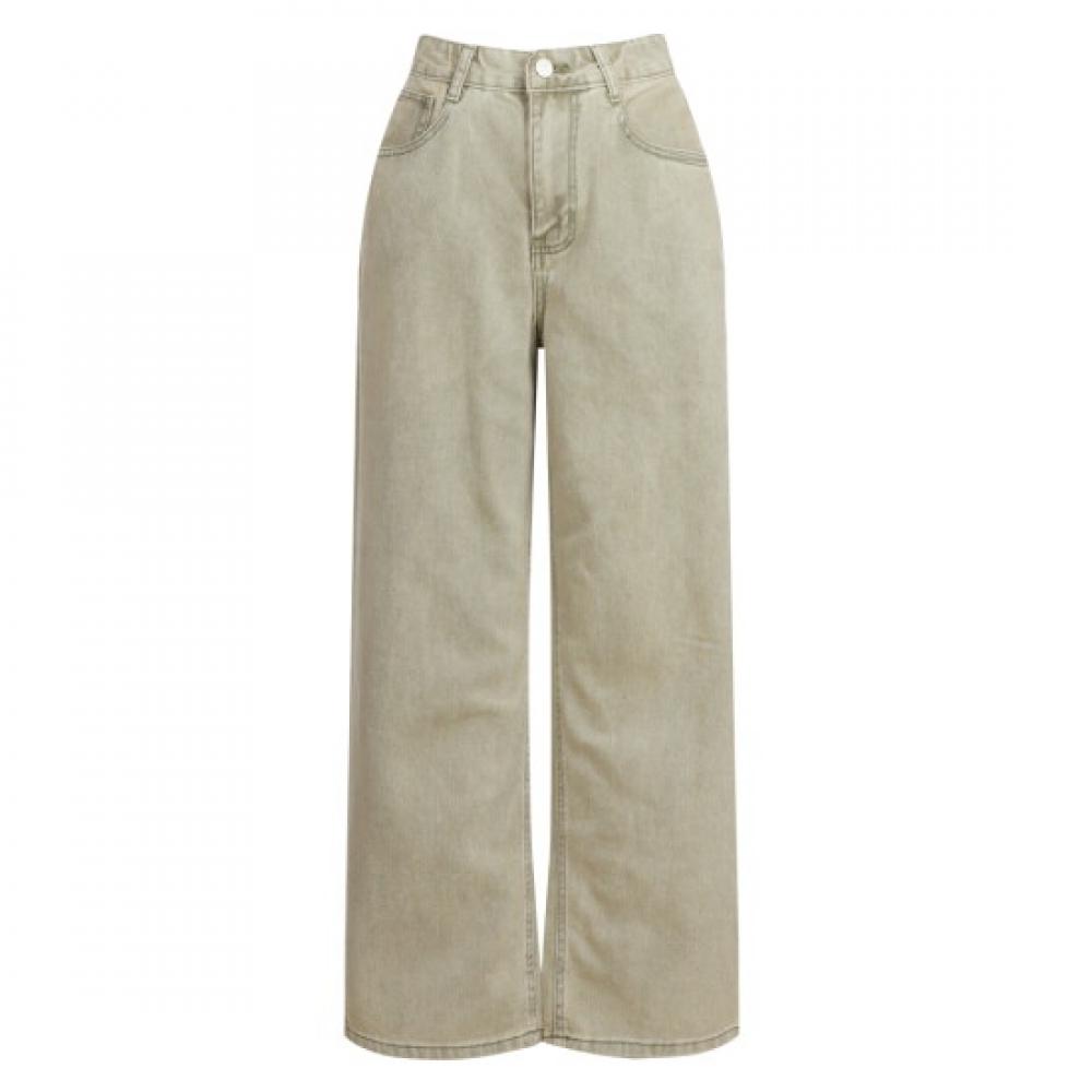 Shop Women S Spring New Pigment Wide Cotton Denim Thong pantS Sq Wpt 21128 7005