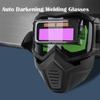 Auto Darkening Welder Mask Detachable Face Shield Welding Glasses  Work Protective Equipment