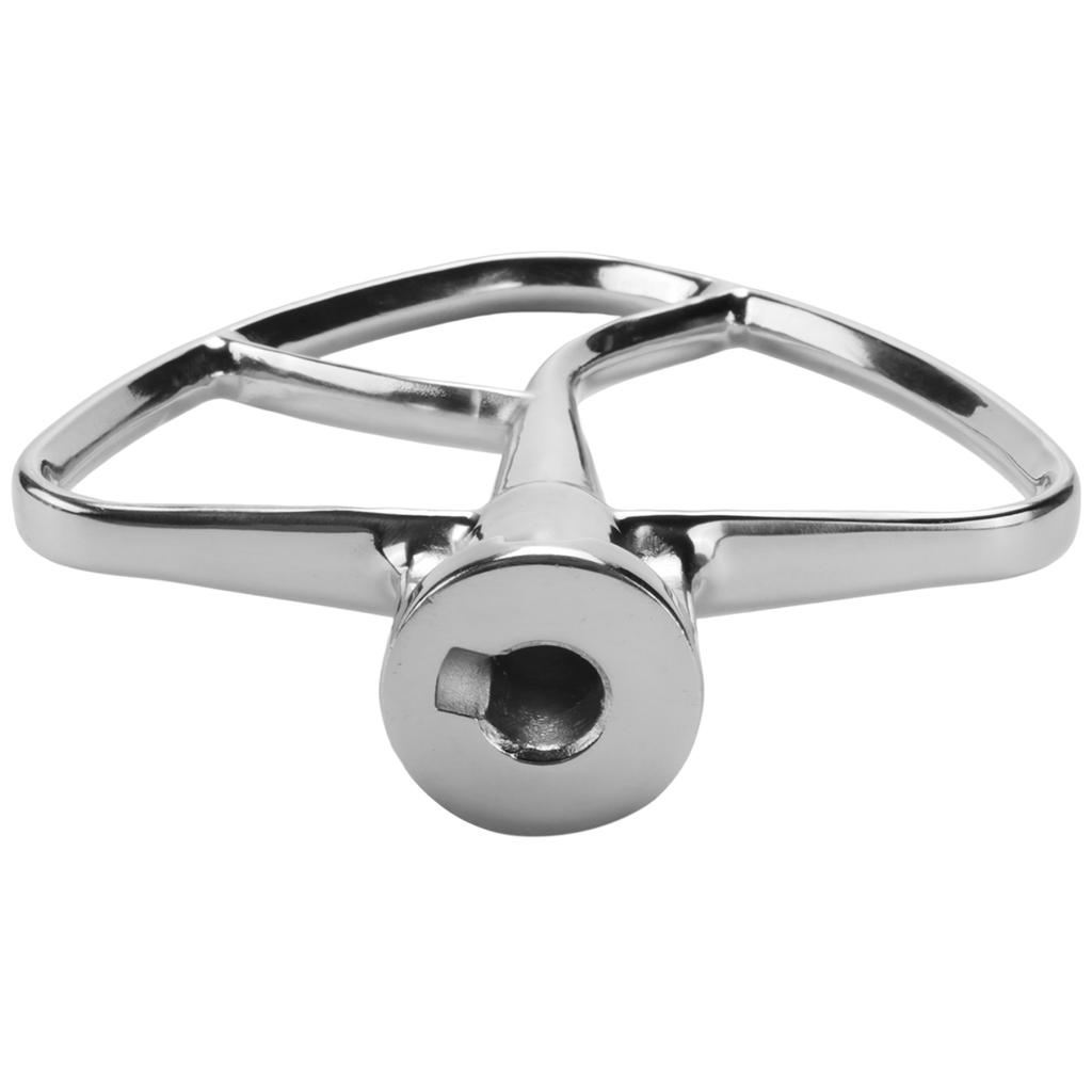 Плоская насадка для взбивания из нержавеющей стали для кухонного миксера объемом 4,5–5 кварт, насадки для кухонного миксера с наклонной подставкой, аксессуары для выпечки