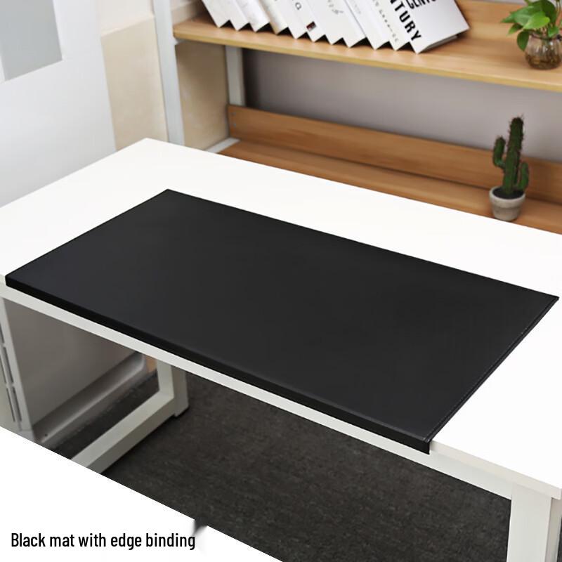 Handun Leather Desk Mat with Buckle Edge