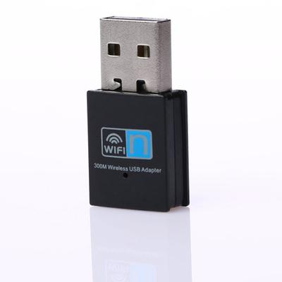 USB 2.0 Wi-Fi адаптер 300 Мбит/с 2,4 ГГц Wi-Fi антенна RTL8192 Двухдиапазонный 802.11b/n/g Мини беспроводная сетевая карта для компьютеров и ноутбуков
