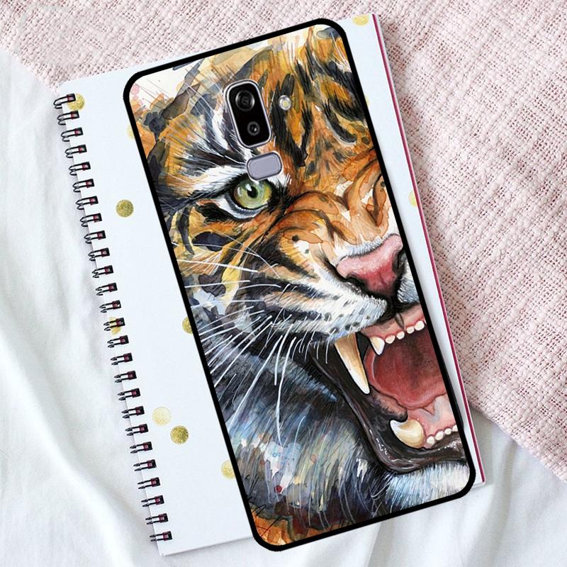 Жесткий чехол-животное 'Тигр' для Samsung Galaxy M06 M16 M53 M13 M31 M11 M35 M55 M15 M56 M36 M12 M32 M52 M14 M34 M54