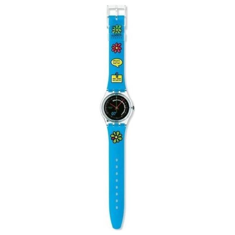 Swatch Унисекс 34 мм Черные часы SKK125 SKK125