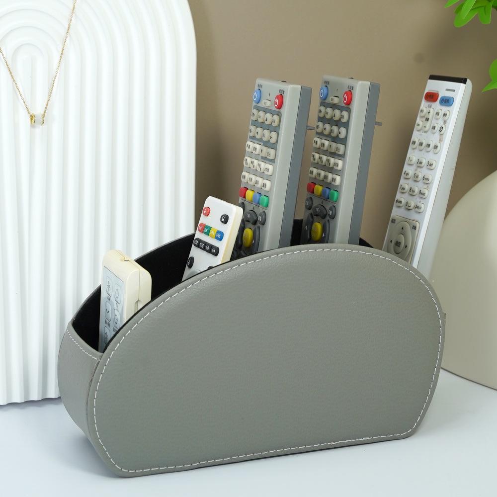 Remote Control & Desktop Organizer, PU Leather, Model LG8175