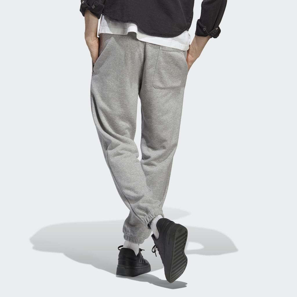 adidas ALL SZN Французские махровые брюки средней серой расцветки для мужчин в уличном стиле IC9773