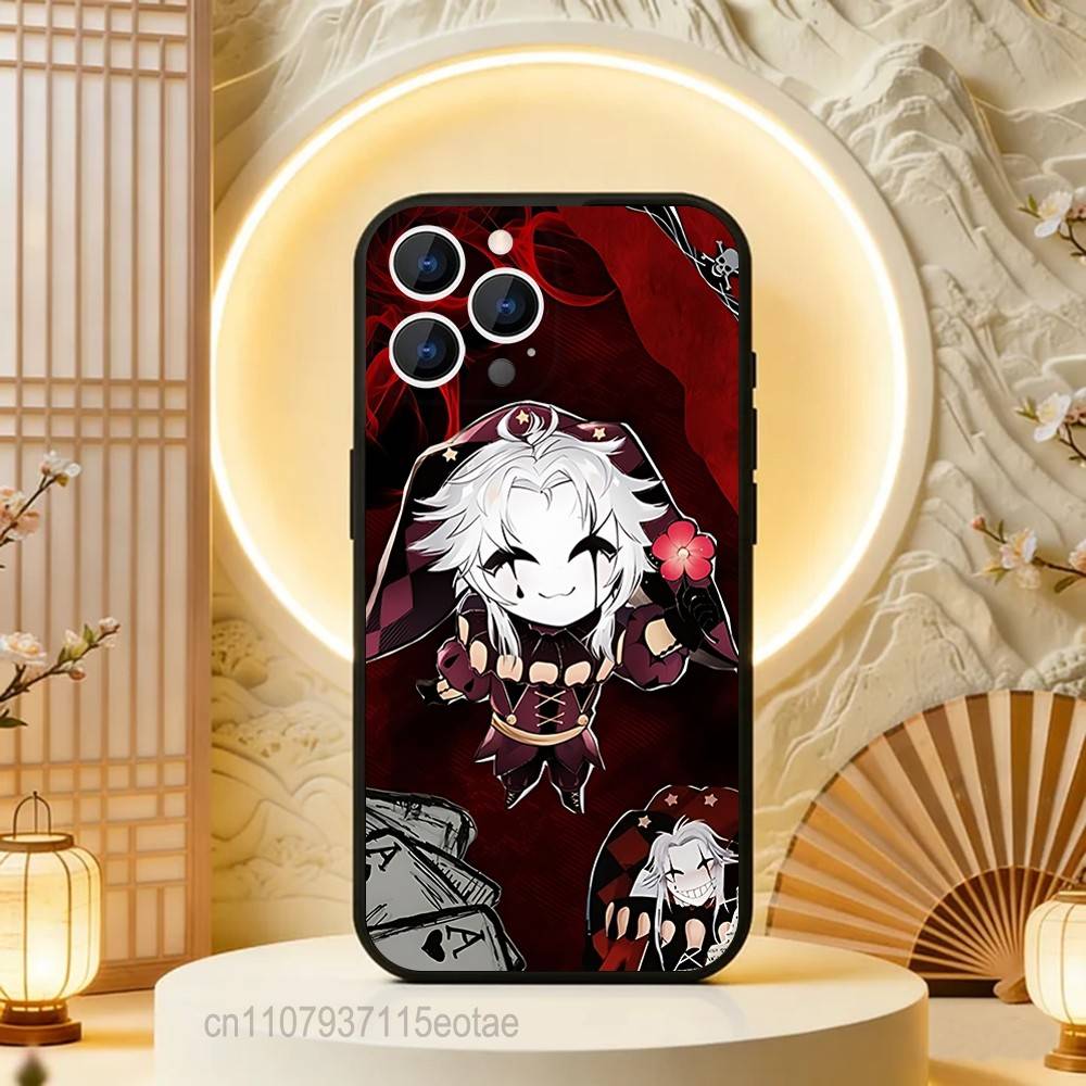 F-Freak P-Pierrots Цирк Черный Мягкий Чехол Для iPhone 17 13 14 15 11 16 12 Pro Max Pro Max Plus E Air Mini Чехол-Оболочка Для Телефона