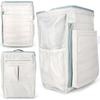 Plecak Himawari Torba Na Laptopa 13.3 + Usb Pojemny Wodoodporny A4 Uniwersalny 19L Travel Backpack Vintage Zielony