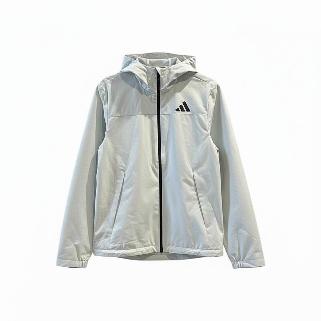 adidas Повседневная теплая куртка-толстовка на молнии с капюшоном и длинным рукавом, унисекс, IB7056