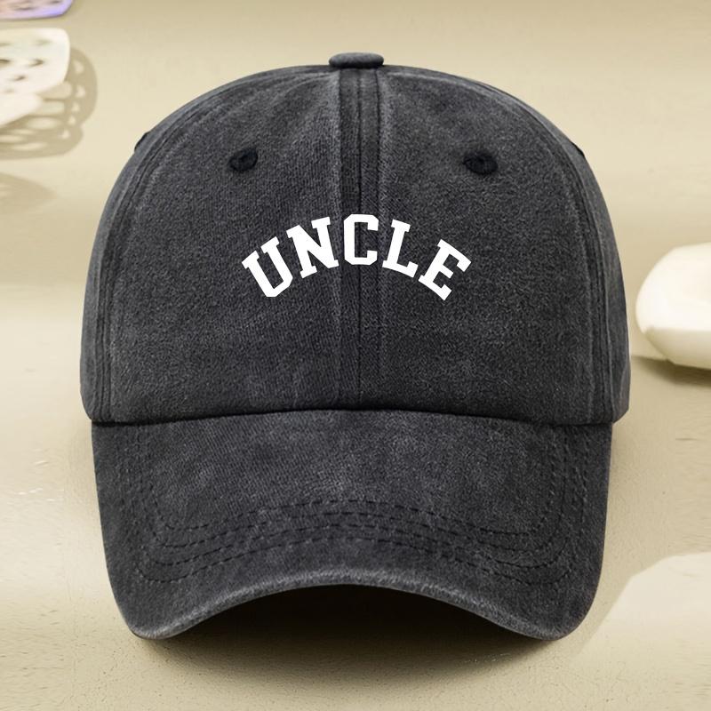 Letter Printed Washed Old Hat Old Dad Hat, Men's and Women's Retro Baseball Cap Peaked Cap Outdoor Hat