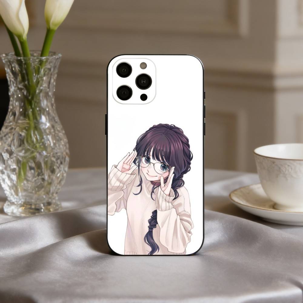 K-Kaoru H-Hana wa Rin to S-Saku Чехол для телефона Для iPhone 17pro, 16,15,14,13,12,11 X XR Plus, Другие Мягкий Черный Чехол