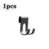 1 шт. крючок из алюминиевого сплава, крючок для душевой двери, вешалка для полотенец, органайзер для ключей, держатель для хранения бритвы в ванной комнате, крючок