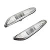 1 пара прозрачных корпусов боковых фонарей для BMW E46 3 серии 4D/5D 2002-2005, автоматические поворотники, индикаторные лампы
