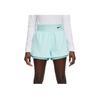 Nike Шорты Court Dri-FIT Advantage Однотонные с логотипом Высокая талия Обычные Женские шорты Бирюзовые DR6844-442