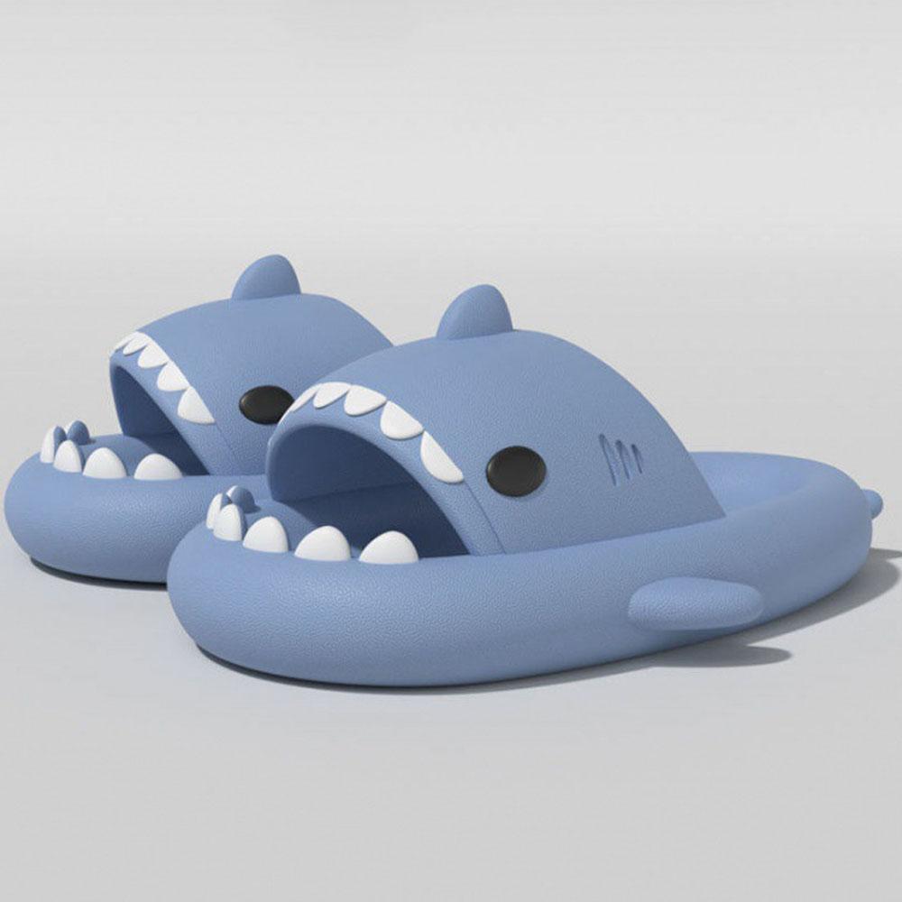 Модные женские тапочки Comwarm Shark, легкие пляжные тапочки с толстой подошвой, нескользящие домашние сандалии, женские шлепанцы для ванной