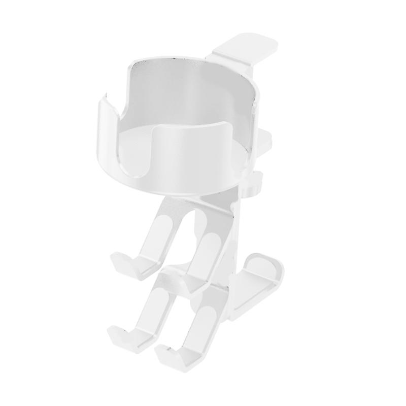 Настольный держатель для стакана 3-в-1 с крючками для наушников и съемным лотком-ящиком для удобного использования в офисе и дома