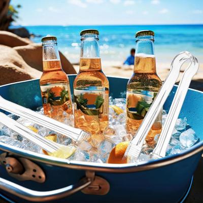 Акриловые сервировочные щипцы Yousheng, 10 шт., прозрачные одноразовые кухонные принадлежности для вечеринок, шведского стола, 6,3 дюйма, гладкая ручка, нескользящая, многоразовая, для салата